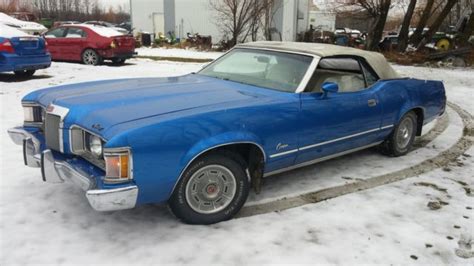 1973 73 Mercury Merc Cougar Xr7 Convertible Ragtop Classic Ford Other