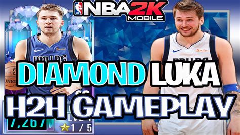 Nba 2k Mobile Diamond Luka Doncic Gameplay Head To Head Youtube