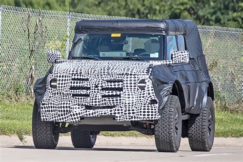 2023 Ford Bronco Warthog Front Grille Leaked With F 150 Raptor Cues