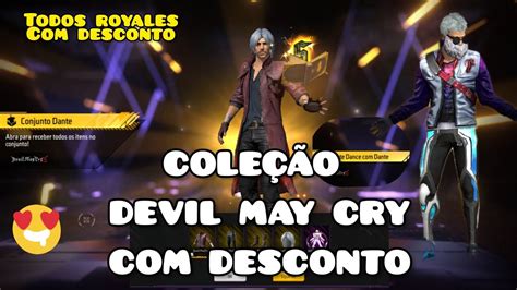 Cole O Devil May Cry Com Desconto No Free Fire Token Royale