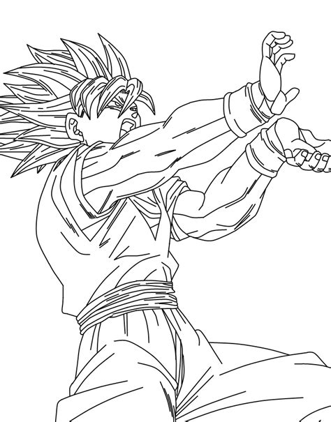 On this page weve collected several nice coloring pictures from the japanese anime series dragon ball z especially son goku. Goku Super Saiyan 5 Coloring Pages - Coloring Home