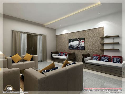 Once the layout is decided, you can select the style or theme. Awesome 3D interior renderings - Kerala home design and ...