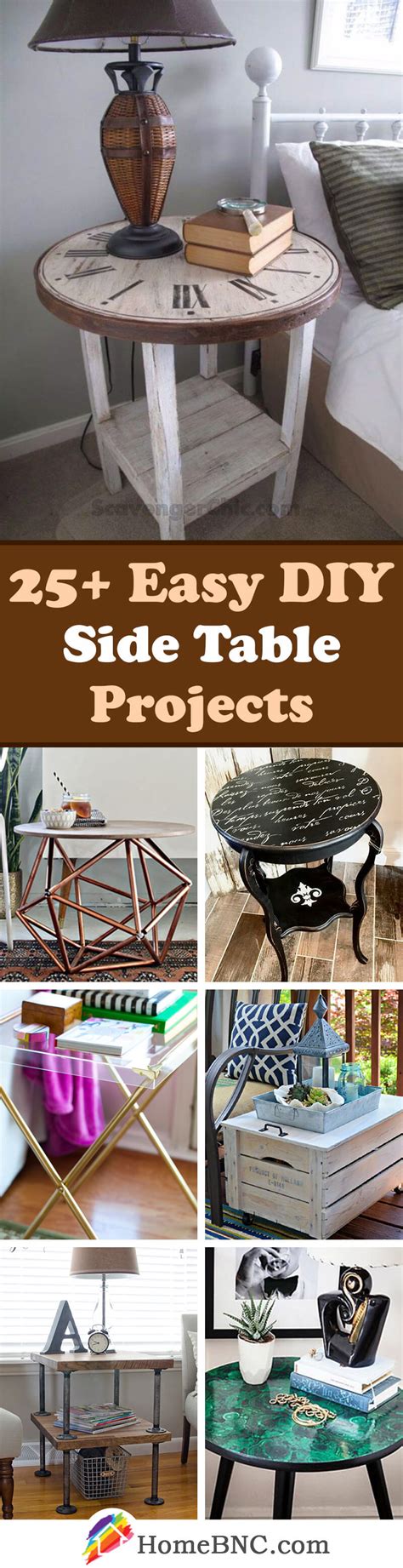 25 Best Diy Side Table Ideas And Designs For 2020