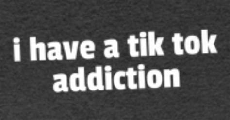 I Have A Tik Tok Addiction Womens Cropped T Shirt Spreadshirt