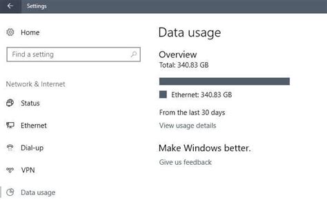 How To Reset Data Usage In Windows 10 Ghacks Tech News