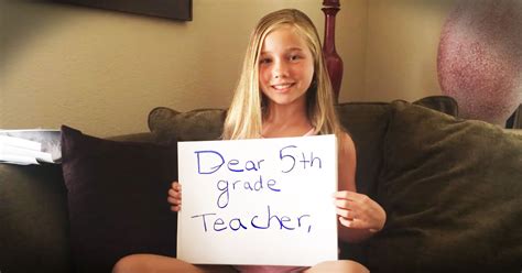 She Sent A Letter To Her New Teacher And When You See What She Said