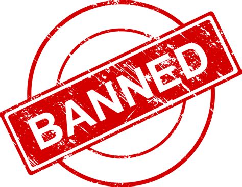 Ban Stamp Png Transparent Image Png Mart