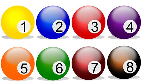 Multi Colored Billiard Balls Free Image Download