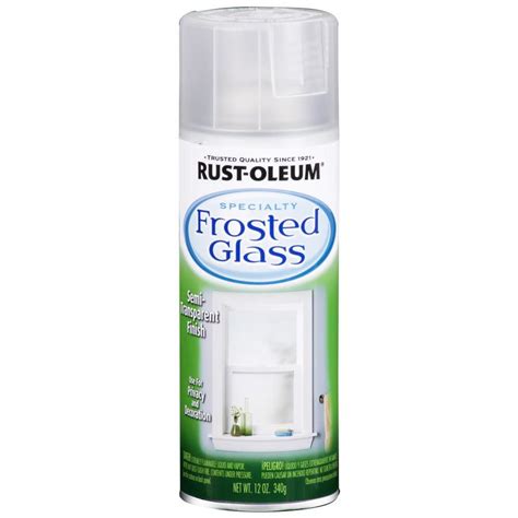 Shop Rust Oleum Specialty Frosted Glass Spray Paint Actual Net