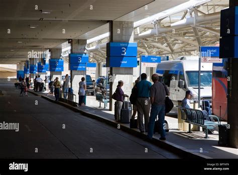 Passenger Pick Up And Drop Off Road At Denver International Airport