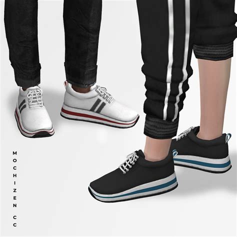 Everyday Sneakers Male Vers Mochizen Cc Sims 4 Sims 4 Cc Shoes Sims