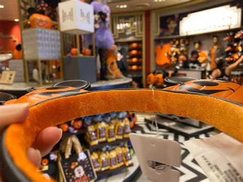 Photos New Pumpkin Mickey Ear Headband Arrives At Walt Disney World