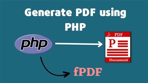 How To Generate Pdf In Php With Fpdf Class Step By Step Tutorial Youtube