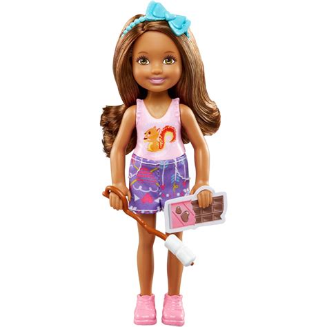 Shop for barbie chelsea doll online at target. Barbie Camping Fun Chelsea Doll and S'mores Fixings Play ...