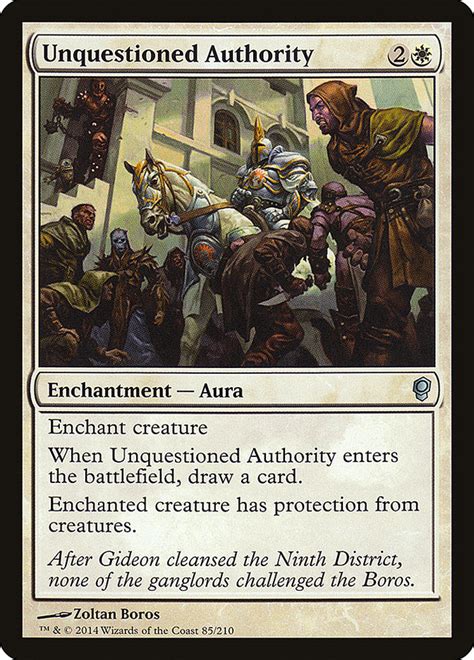 Unquestioned Authority Conspiracy Mtg Print
