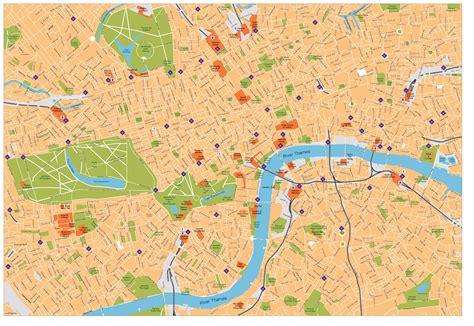London Vector Map Vector World Maps
