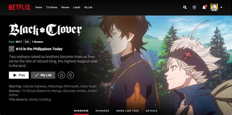 Black Clover Season 1 Now Streaming On Netflix Animeph