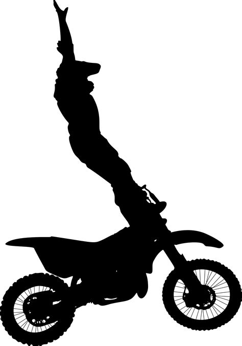 Motocross Silhouette at GetDrawings | Free download png image