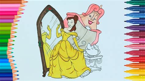 La bella e la bestia stampare disegno per bambini da colorare 4. La Bella e la Bestia | Come disegnare e colorare | Disegni ...