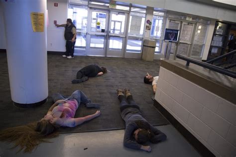 Fake Blood And Blanks Schools Stage Active Shooter Drills