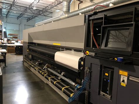 Used Durst Rho 500r Superwide 5m Uv Roll To Roll Printer Year 2010