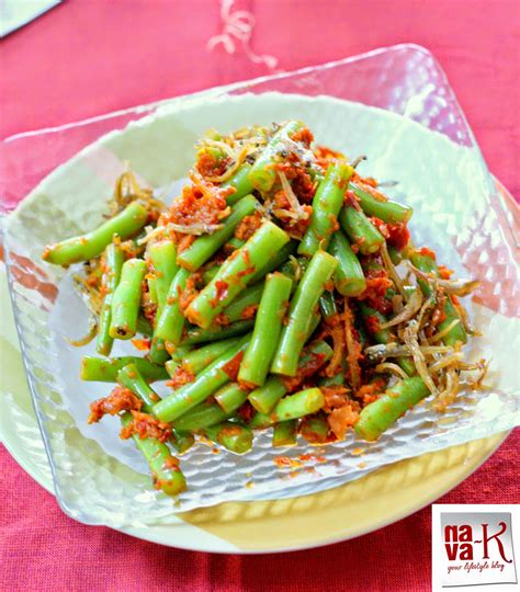 Kebetulan ada petai yang dah siap. nava-k: Kacang Buncis Goreng Belacan (French Beans With ...