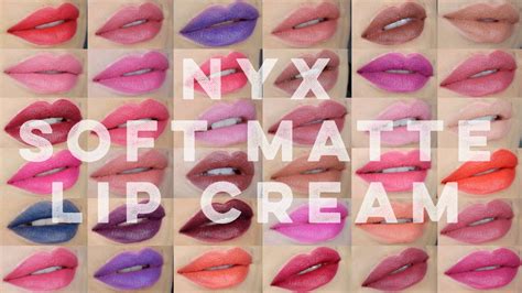 B Ng M U Nyx Soft Matte Lip Cream Full Collection Lip Swatch Review