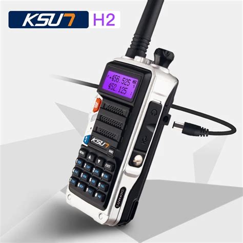 Ksun H2 Walkie Talkie 10w High Power Dual Band Handheld Two Way Ham