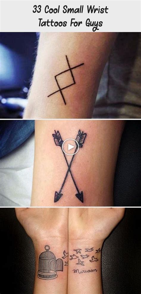 Coole Kleine Pols Tatoeages Voor Jongens Tatoeages Wrist Tattoos