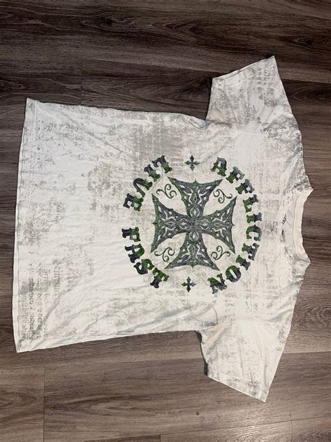 Vintage Affliction X Live Fast Tee Grailed
