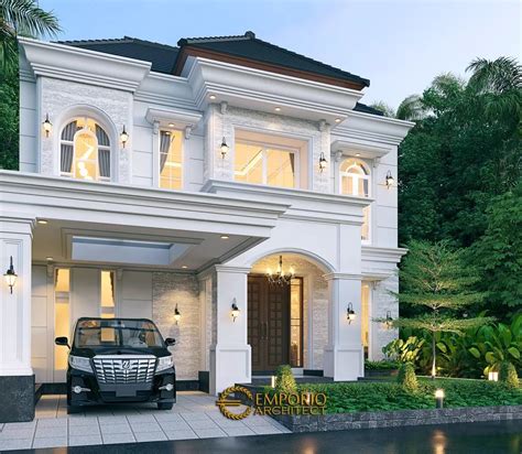 Mrs Lily Classic House 2 Floors Design Medan Rumah Megah Desain