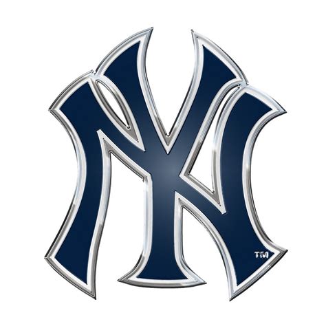 Mlb New York Yankees Embossed Color Emblem 325 X 325 Ny