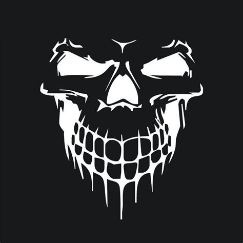 Punisher Skull Head Car Sticker Car Styling Reflective Decals And