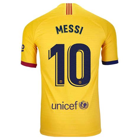 201920 Nike Lionel Messi Barcelona Away Match Jersey Soccerpro