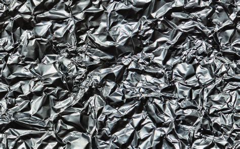 Download Wallpapers Foil Texture Silver Foil Background Aluminum