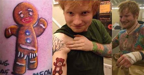 Explore ed sheeran's tattoos with this interactive tat map. Many of Ed Sheeran's tattoos are 'sh*t' - according to the ...