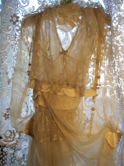 Exquisite Antique French Wedding Dress Circa 1890 1910 Antique