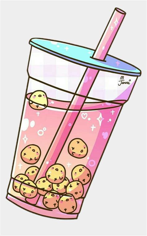If you are a fan of milk tea, then this just might be the light you need. #freetoedit #cute #kawaii #drink #sweet #bubbletea - Pastel Transparent Bubble Tea, Cliparts ...