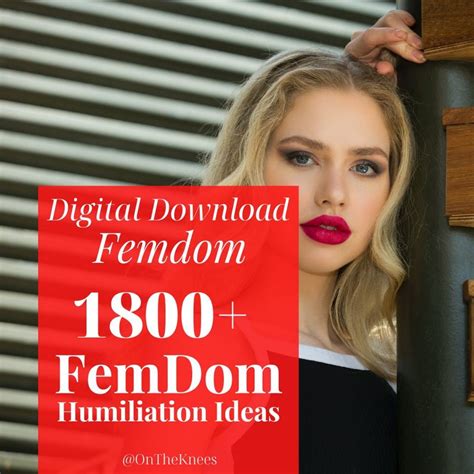 1800 Femdom Humiliation Ideas For Your Submissive Male Etsy