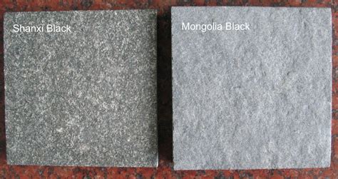 Flamed Black Granite Samples Natural Granite Tile Wholesale Granite