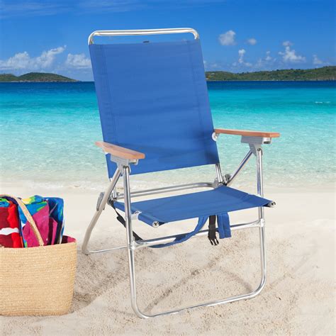 Shop wayfair for the best cool chairs. Rio Blue Hi-Boy Backpack Beach Chair with Cooler - Beach ...
