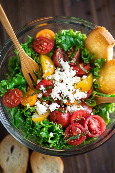 Healthy Bruschetta Salad Recipe Peas And Crayons