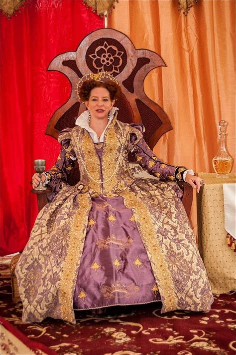 Queen Elizabeth 1 Renaissance Dress Womens Elizabethan Costume