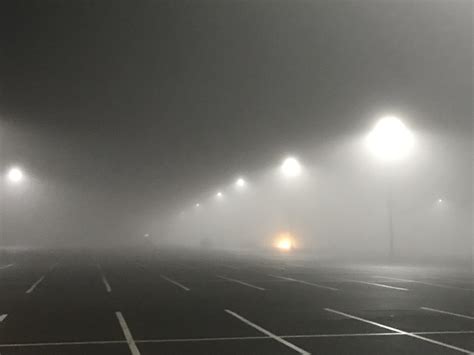 Dense Fog At 2am In The Northshore Mall Parking Lot Rboston