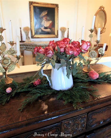 How To Create A French Country Vignette For The Holidays In 5 Minutes