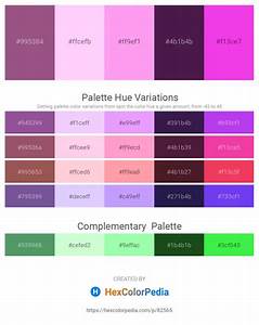 111 Magenta Color Schemes Hexcolorpedia