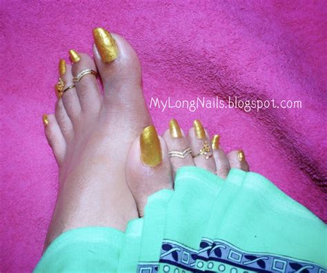 Long Nails Ishanas Sexy Long Toe Nails 1