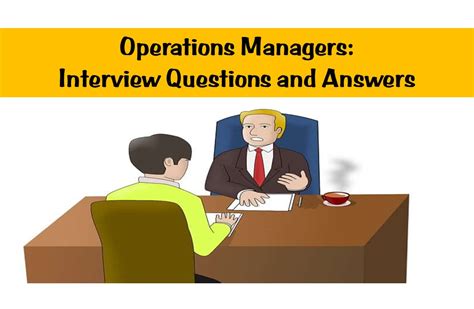 Operations Manager Interview Questions And Answers
