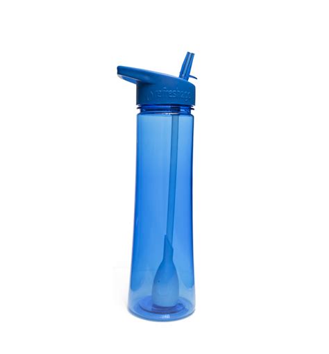 Refresh2go 22 Oz Sleek Filtered Water Bottle Blue