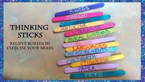 Thinking Sticks Awesome Portable Brain Game Keep Them In Your Purse